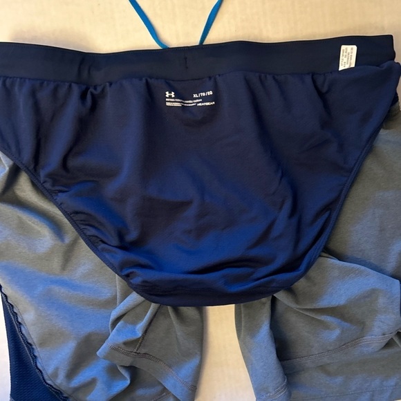 Under Armour lined fitted mens Heat Gear athletic shorts w/hand pocketsSz-XL. W4 - Picture 12 of 12